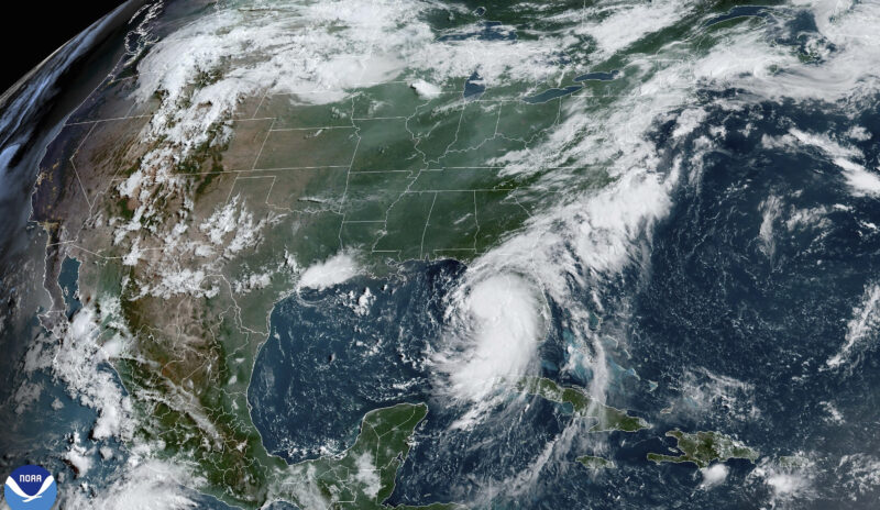 Tropical Storm Debby barrels toward Florida,  with potential  record-setting rains further north
